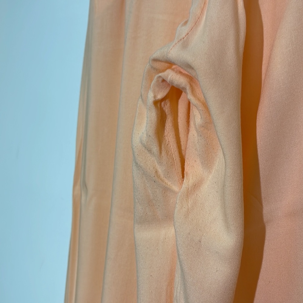 Skeini Orange Jogger Draw String Pants Size L - image 6